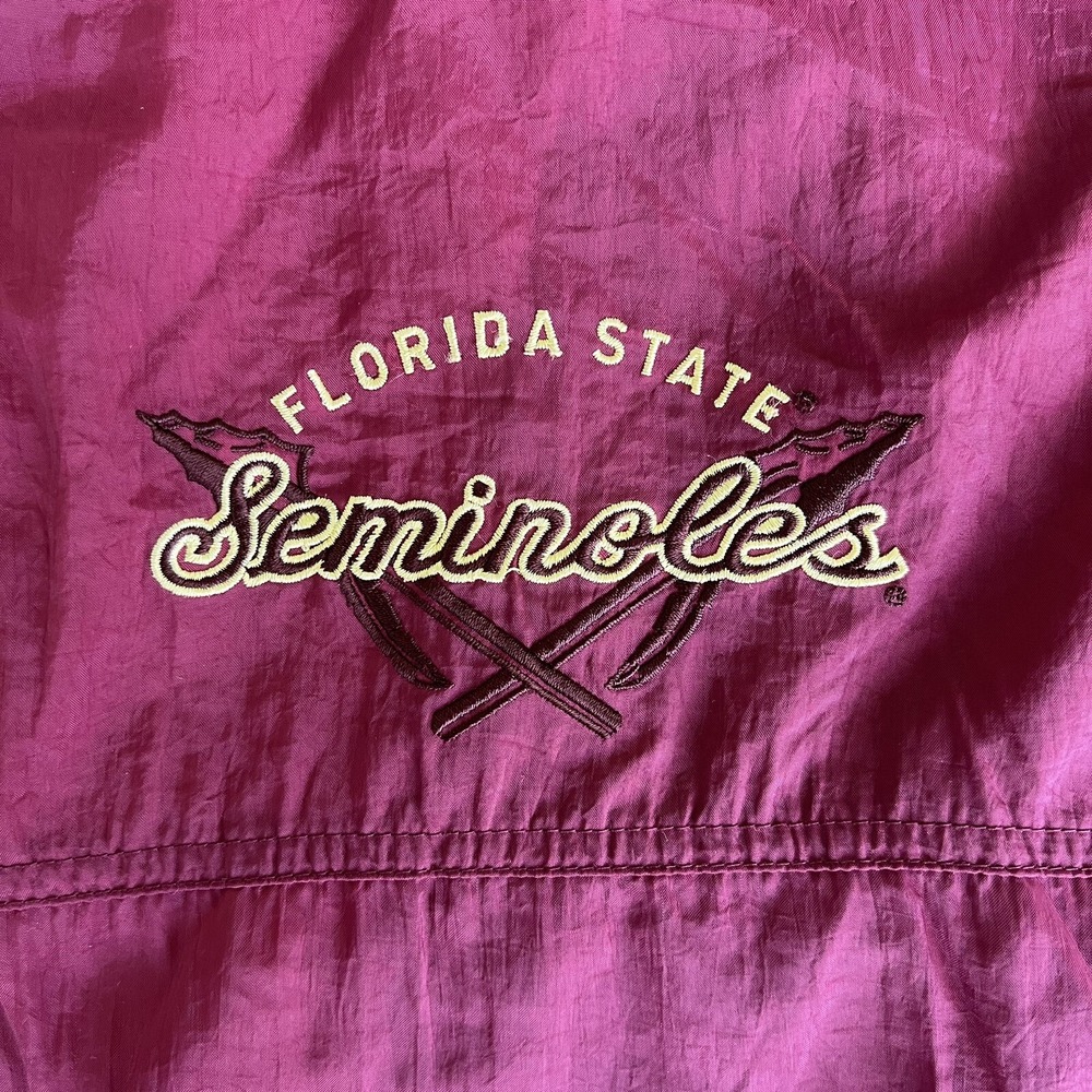Vintage 90s Men's Nike Team Sports Florida State Seminoles FSU Windbreaker Large - Picture 2 of 13